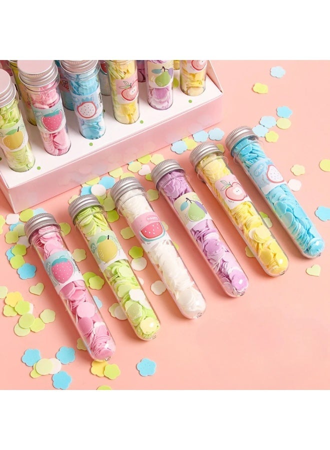 🧼صابون ورق معطرة على شكل ورد صغيرة الحجم، تذوب مع المياه وتقوم بالتنظيف 🌸 عبوة من 6 - Image 2